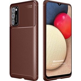 Microsonic Samsung Galaxy A02S Legion Series Kahverengi Kılıf