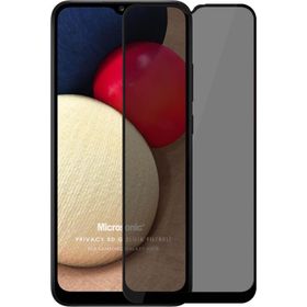 Microsonic Samsung Galaxy A02S Privacy 5D Gizlilik Filtreli Siyah Cam Ekran Koruyucu