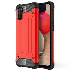 Microsonic Samsung Galaxy A02S Rugged Armor Mavi Kılıf