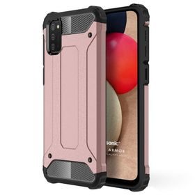 Microsonic Samsung Galaxy A02S Rugged Armor Mavi Kılıf