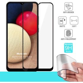 Microsonic Samsung Galaxy A02S Seramik Matte Flexible Siyah Ekran Koruyucu