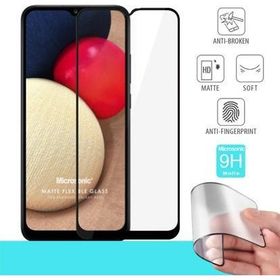 Microsonic Samsung Galaxy A02S Seramik Matte Flexible Siyah Ekran Koruyucu