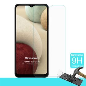 Microsonic Samsung Galaxy A02S Tempered Glass Cam Ekran Koruyucu