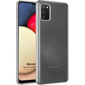 Microsonic Samsung Galaxy A02S Transparent Soft Beyaz Kılıf