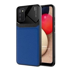 Microsonic Samsung Galaxy A02S Uniq Leather Lacivert Kılıf