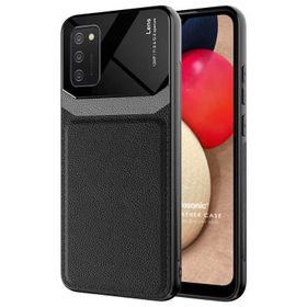 Microsonic Samsung Galaxy A02S Uniq Leather Lacivert Kılıf