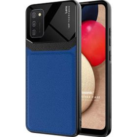 Microsonic Samsung Galaxy A02S Uniq Leather Lacivert Kılıf