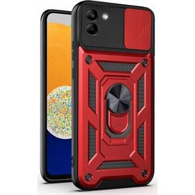 Microsonic Samsung Galaxy A03 Impact Resistant Kırmızı Kılıf