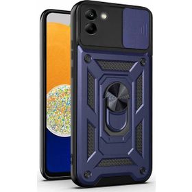 Microsonic Samsung Galaxy A03 Impact Resistant Lacivert Kılıf