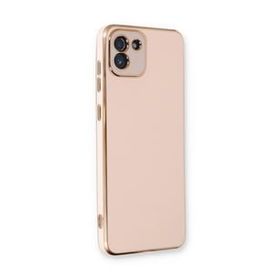 Microsonic Samsung Galaxy A03 Olive Plated Pembe Kılıf