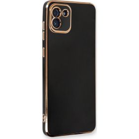 Microsonic Samsung Galaxy A03 Olive Plated Siyah Kılıf