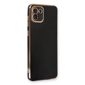 Microsonic Samsung Galaxy A03 Olive Plated Siyah Kılıf