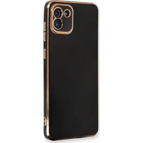 Microsonic Samsung Galaxy A03 Olive Plated Siyah Kılıf