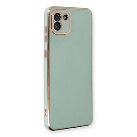 Microsonic Samsung Galaxy A03 Olive Plated Yeşil Kılıf