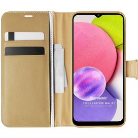 Microsonic Samsung Galaxy A03S Delux Leather Wallet Cep Telefonu Kılıfı