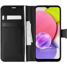 Microsonic Samsung Galaxy A03S Delux Leather Wallet Cep Telefonu Kılıfı