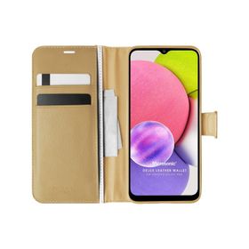 Microsonic Samsung Galaxy A03S Delux Leather Wallet Cep Telefonu Kılıfı