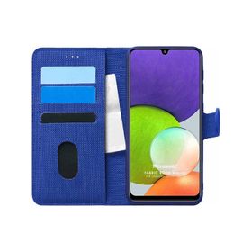 Microsonic Samsung Galaxy A03S Fabric Book Wallet Cep Telefonu Kılıfı