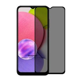 Microsonic Samsung Galaxy A03S Privacy 5D Gizlilik Filtreli Siyah Cam Ekran Koruyucu