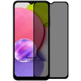 Microsonic Samsung Galaxy A03S Privacy 5D Gizlilik Filtreli Siyah Cam Ekran Koruyucu