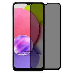 Microsonic Samsung Galaxy A03S Privacy 5D Gizlilik Filtreli Siyah Cam Ekran Koruyucu