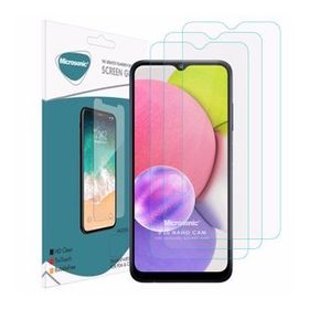 Microsonic Samsung Galaxy A03S Screen Protector Nano Glass 3 Adet Cam Ekran Koruyucu