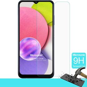 Microsonic Samsung Galaxy A03S Tempered Glass Cam Ekran Koruyucu