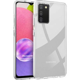 Microsonic Samsung Galaxy A03S Transparent Soft Beyaz Kılıf