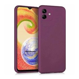 Microsonic Samsung Galaxy A04 Matte Silicone Mor Kılıf