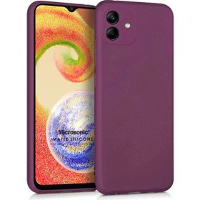 Microsonic Samsung Galaxy A04 Matte Silicone Mor Kılıf