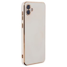 Microsonic Samsung Galaxy A04 Olive Plated Beyaz Kılıf