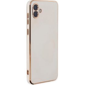 Microsonic Samsung Galaxy A04 Olive Plated Beyaz Kılıf