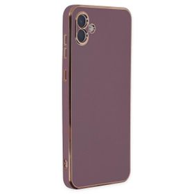 Microsonic Samsung Galaxy A04 Olive Plated Lila Kılıf