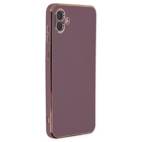 Microsonic Samsung Galaxy A04 Olive Plated Lila Kılıf