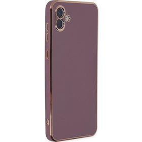 Microsonic Samsung Galaxy A04 Olive Plated Lila Kılıf