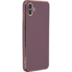 Microsonic Samsung Galaxy A04 Olive Plated Lila Kılıf