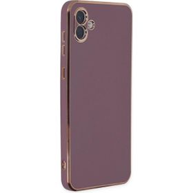 Microsonic Samsung Galaxy A04 Olive Plated Lila Kılıf