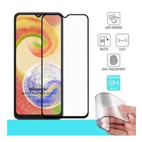 Microsonic Samsung Galaxy A04 Seramik Matte Flexible Siyah Ekran Koruyucu