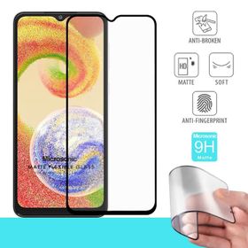 Microsonic Samsung Galaxy A04 Seramik Matte Flexible Siyah Ekran Koruyucu