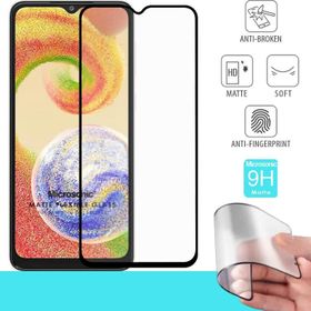 Microsonic Samsung Galaxy A04 Seramik Matte Flexible Siyah Ekran Koruyucu