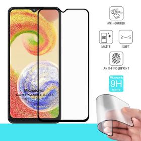 Microsonic Samsung Galaxy A04 Seramik Matte Flexible Siyah Ekran Koruyucu