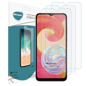 Microsonic Samsung Galaxy A04E Screen Protector Nano Glass 3 Adet Cam Ekran Koruyucu