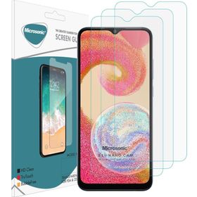 Microsonic Samsung Galaxy A04E Screen Protector Nano Glass 3 Adet Cam Ekran Koruyucu