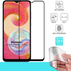 Microsonic Samsung Galaxy A04E Seramik Matte Flexible Siyah Ekran Koruyucu