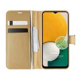 Microsonic Samsung Galaxy A04S Delux Leather Wallet Gold Kılıf