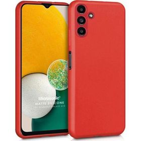 Microsonic Samsung Galaxy A04S Matte Silicone Kırmızı Kılıf