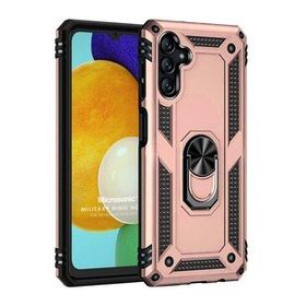 Microsonic Samsung Galaxy A04S Military Ring Holder Rose Gold Kılıf