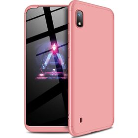 Microsonic Samsung Galaxy A10 Double Dip 360 Protective Rose Gold Kılıf