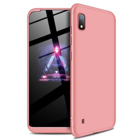 Microsonic Samsung Galaxy A10 Double Dip 360 Protective Rose Gold Kılıf