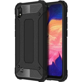 Microsonic Samsung Galaxy A10 Rugged Armor Siyah Kılıf